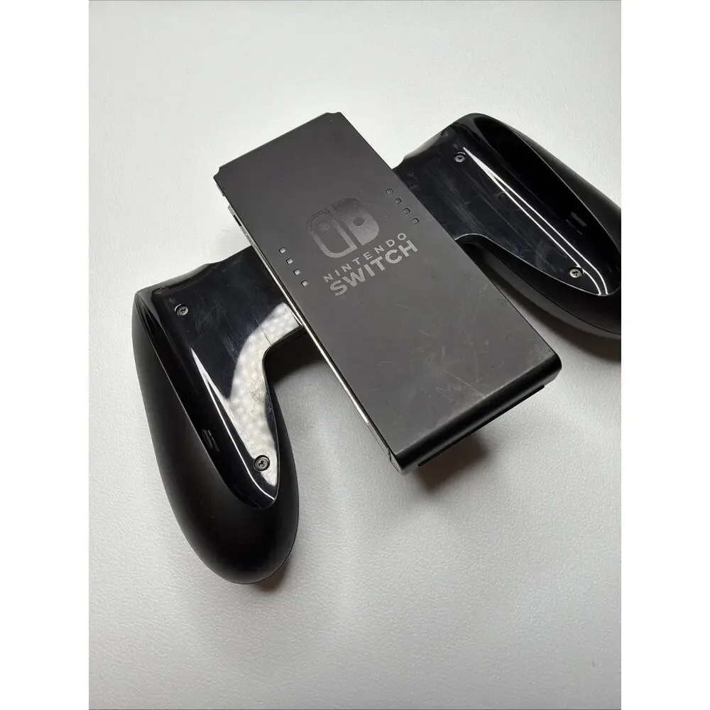 OEM Nintendo Switch Joy-Con Charging Grip HAC-011 Black Tested Genuine Works